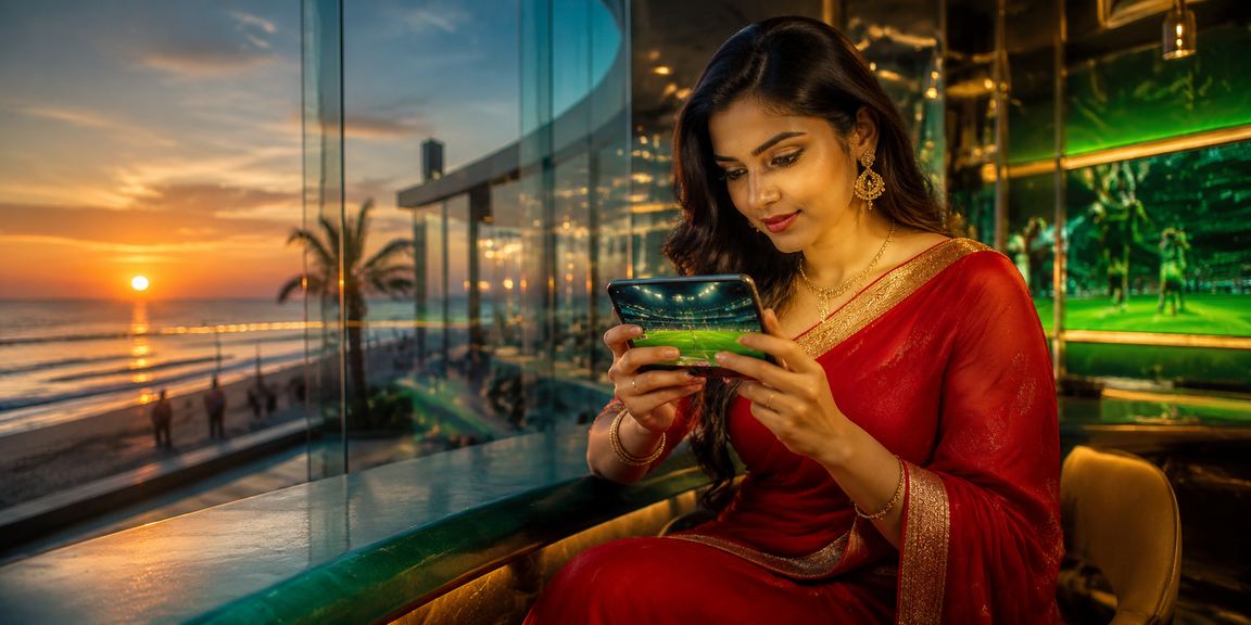 চট্টগ্রামে মোবাইলে অনলাইন বেটিং উপভোগ করছেন একজন ব্যবহারকারী
